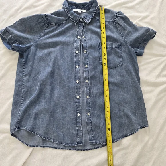Jane and‎ Delancey Blue Button Down Shirt - Picture 3 of 9